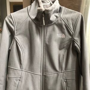 North face fur lined jacket